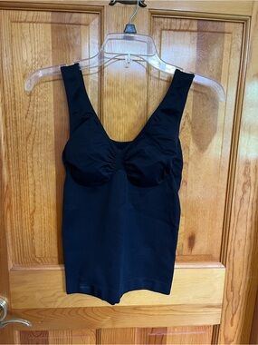 Heavenly Shapewear Black Ribbed Cami